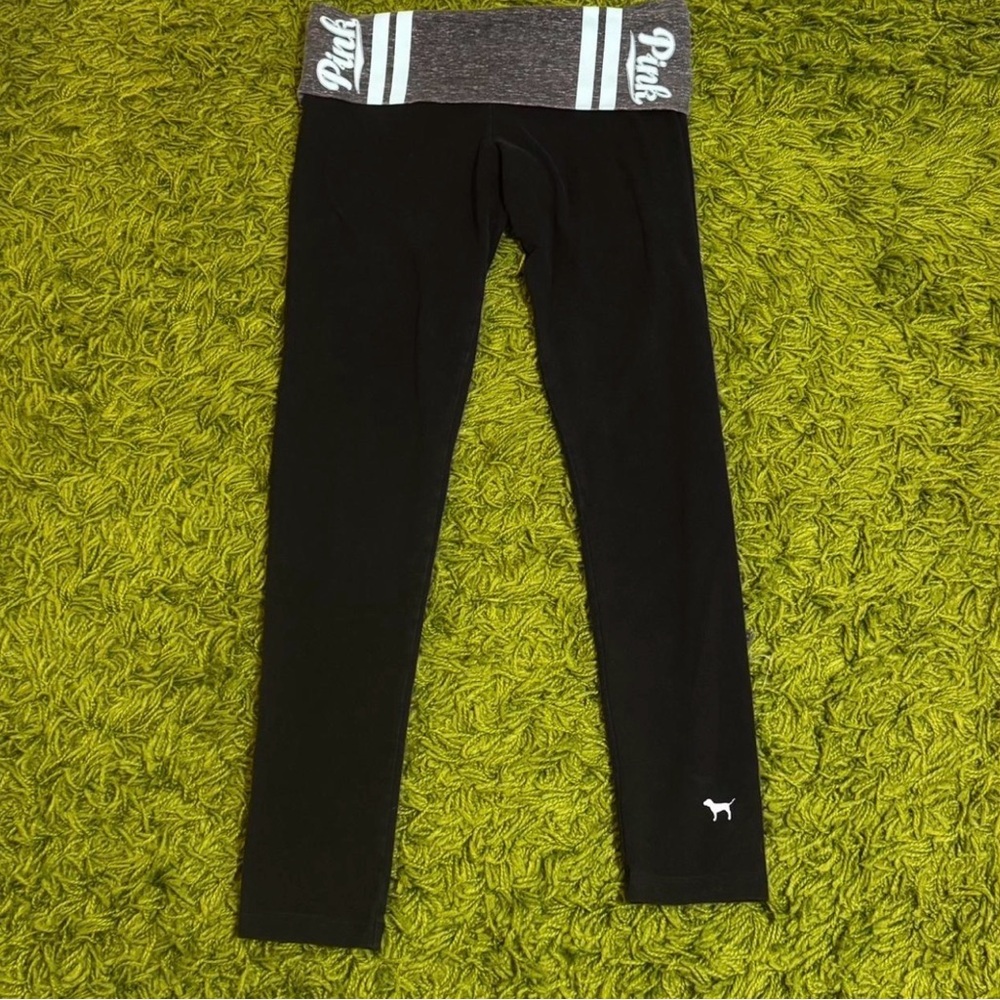 PINK Victoria's Secret Leggings with Black and Gray